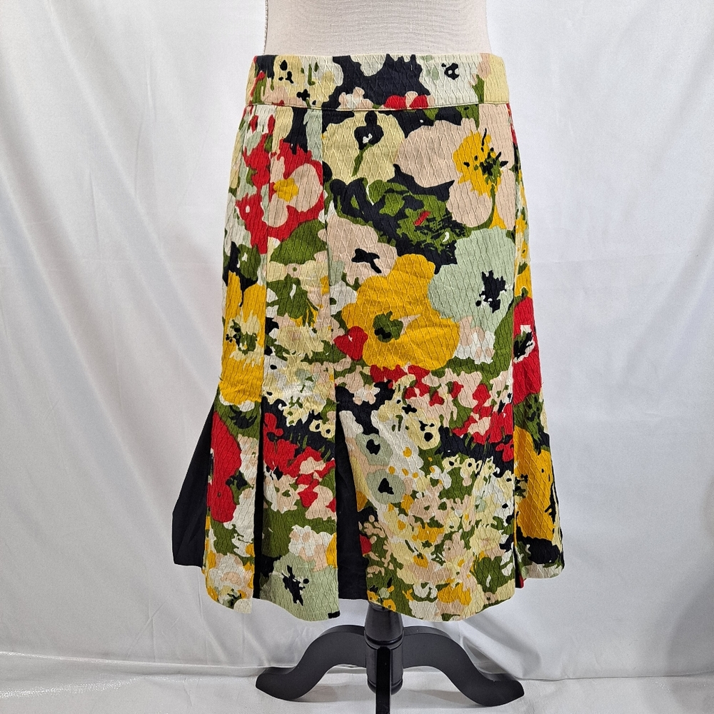 Anthropologie Viola Floral Skirt